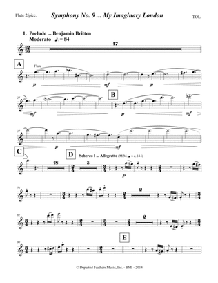 Symphony No. 9 ... My Imaginary London (2013-14) Flute/picc. part 2
