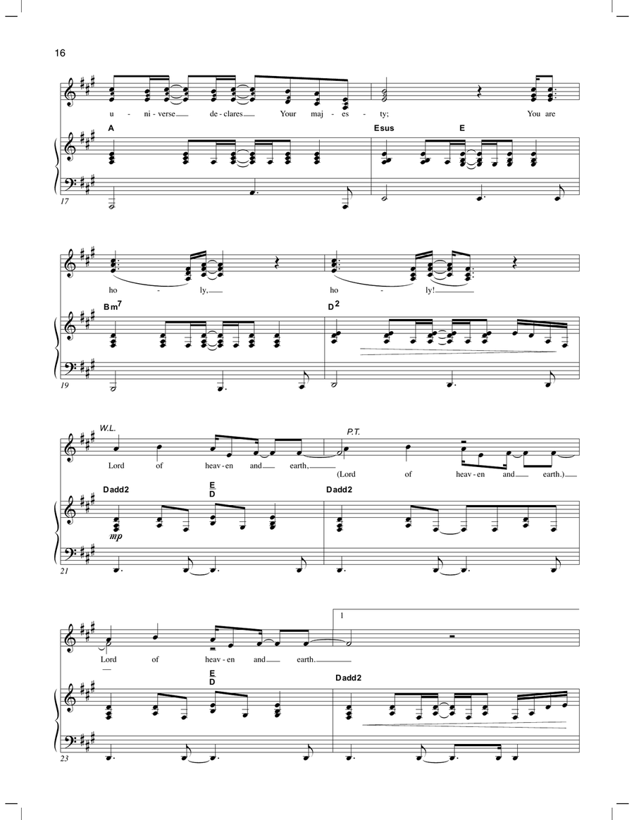 God Of Wonders Voice scores gallery preview page 3