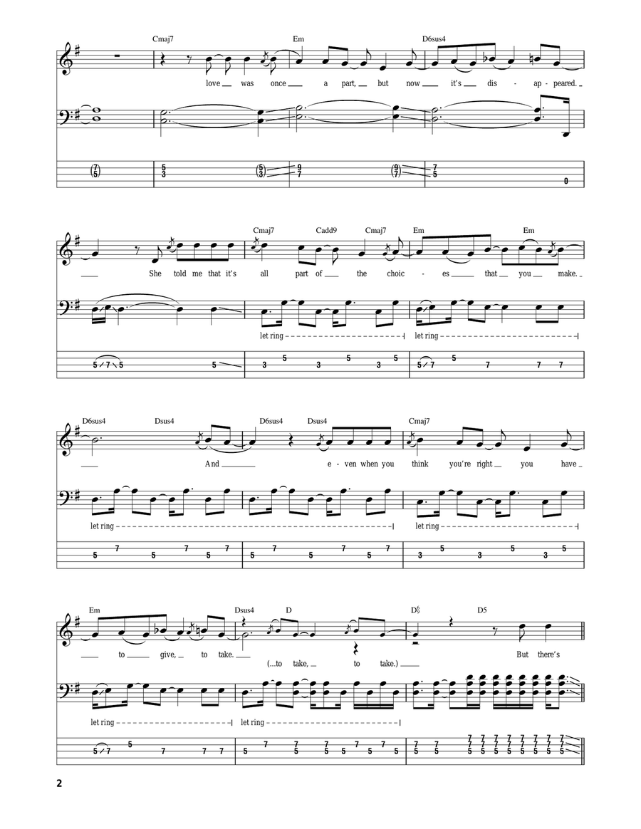 Last Train Home Acoustic Guitar scores gallery preview page 2