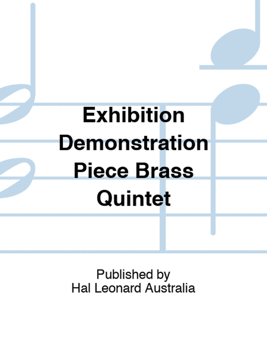 Exhibition Demonstration Piece Brass Quintet