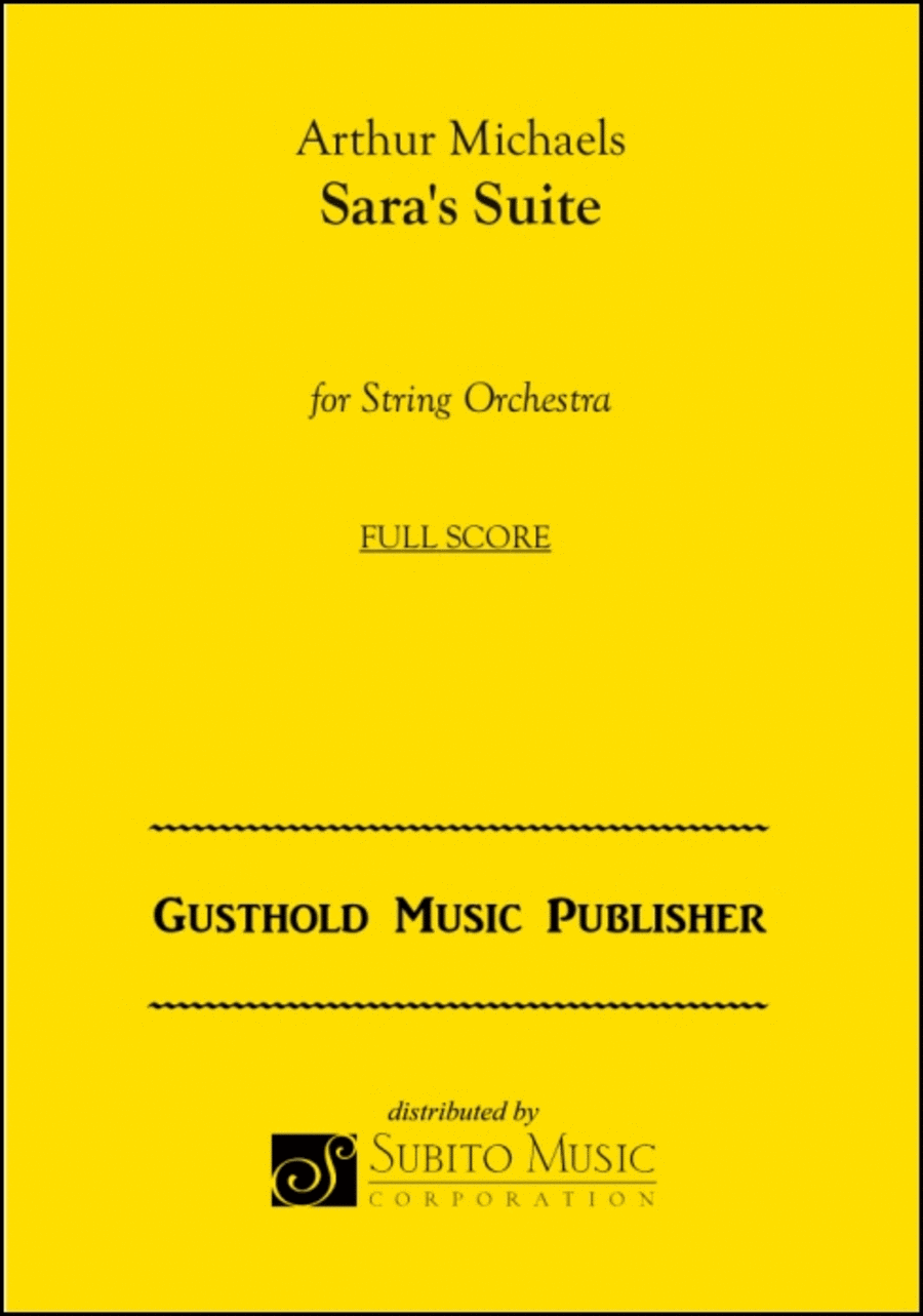 Sara's Suite String Orchestra scores gallery preview page 1