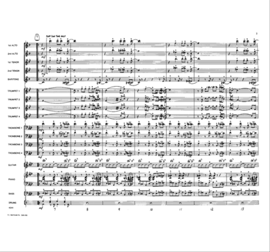 Return of the Cheetah Jazz Ensemble scores gallery preview page 3