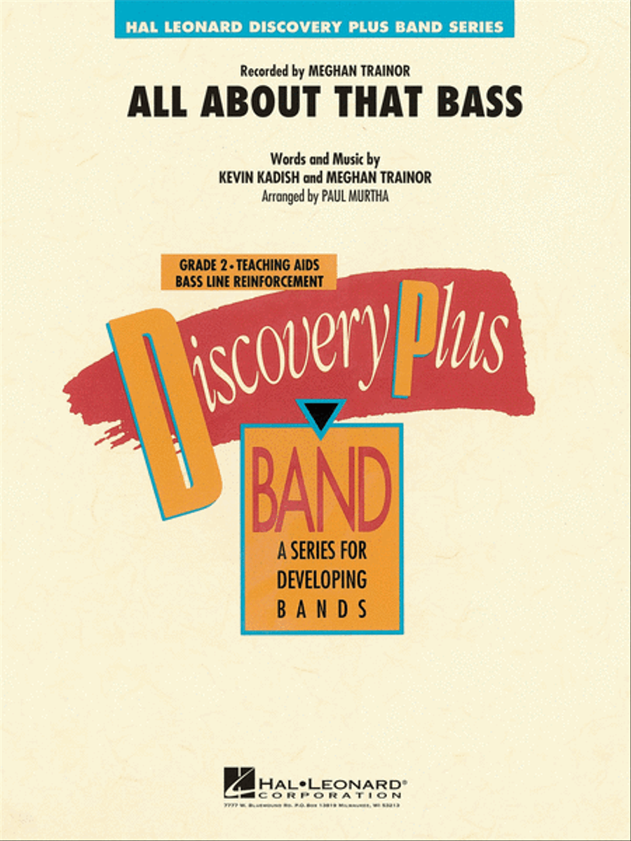 All About That Bass Concert Band scores gallery preview page 1