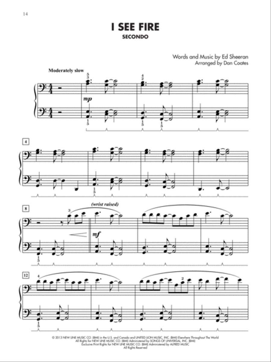 Current Hits for Two 1-3 (Value Pack) Piano Solo scores gallery preview page 14