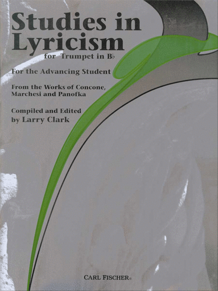 Studies In Lyricism for Trumpet In Bb B-Flat Trumpet scores gallery preview page 1