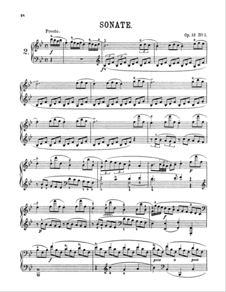 Clementi: Piano Sonatas, (Volume I) Piano Solo scores gallery preview page 1