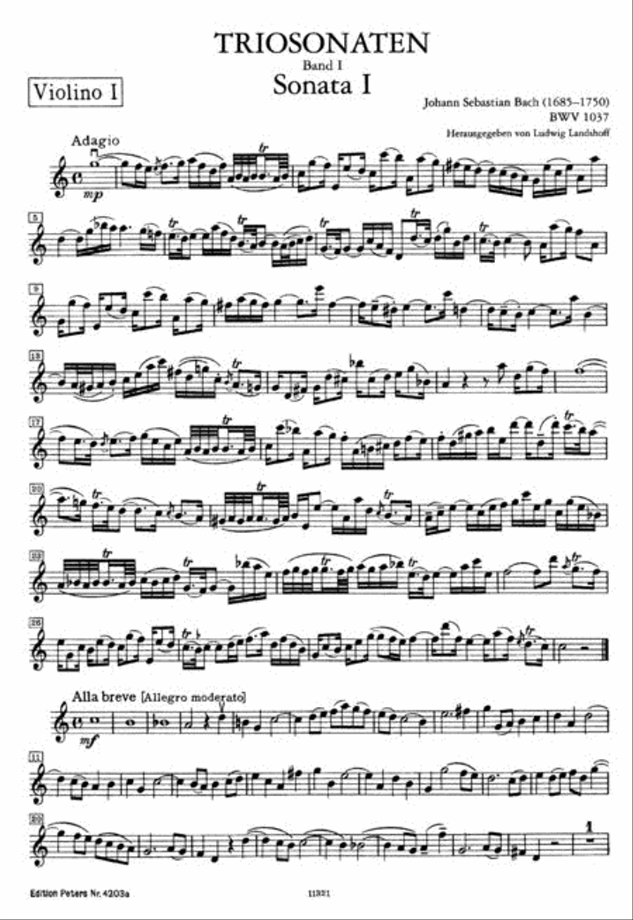 Complete Trio Sonatas - Volume 1 Flute scores gallery preview page 4