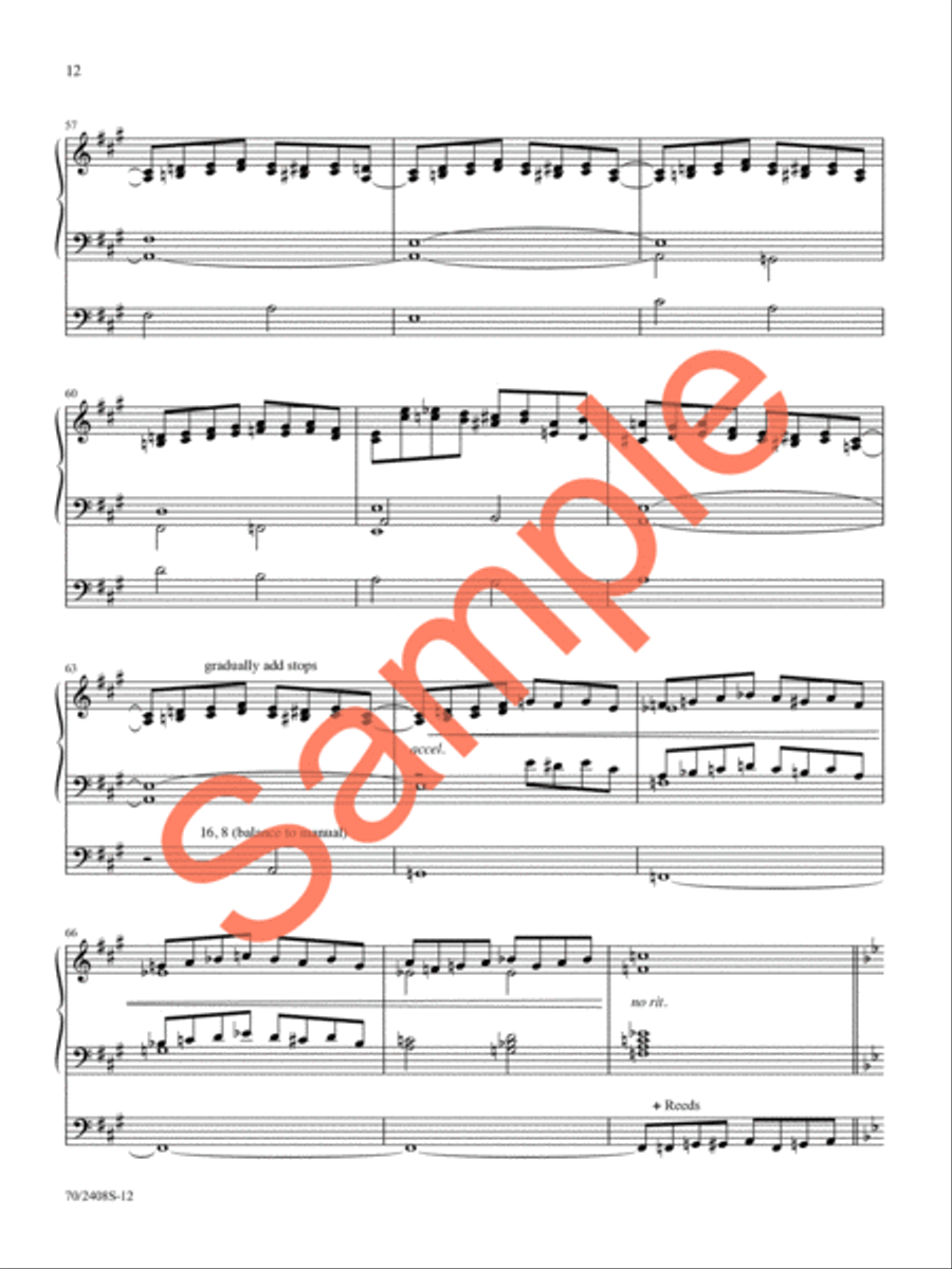 A Thousand Tongues Organ Solo scores gallery preview page 11