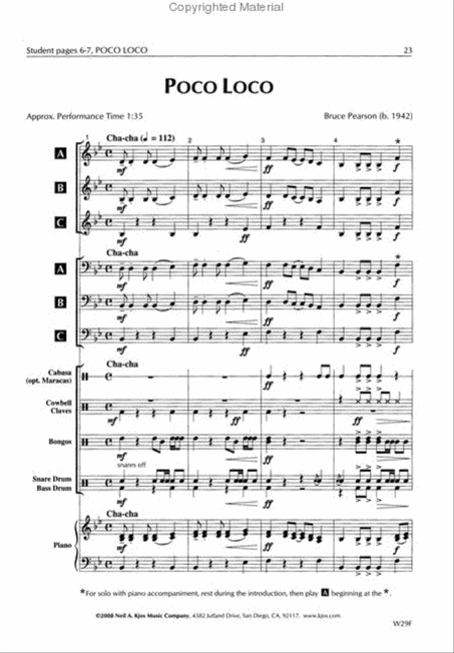 Standard of Excellence: Festival Ensembles 2 - Conductor Score Concert Band Methods scores gallery preview page 3
