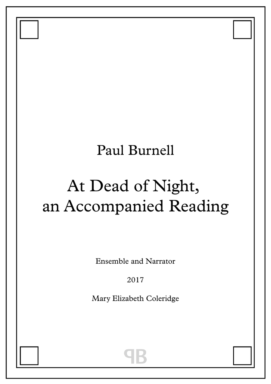 At Dead of Night, an Accompanied Reading Handbell Choir scores gallery preview page 1