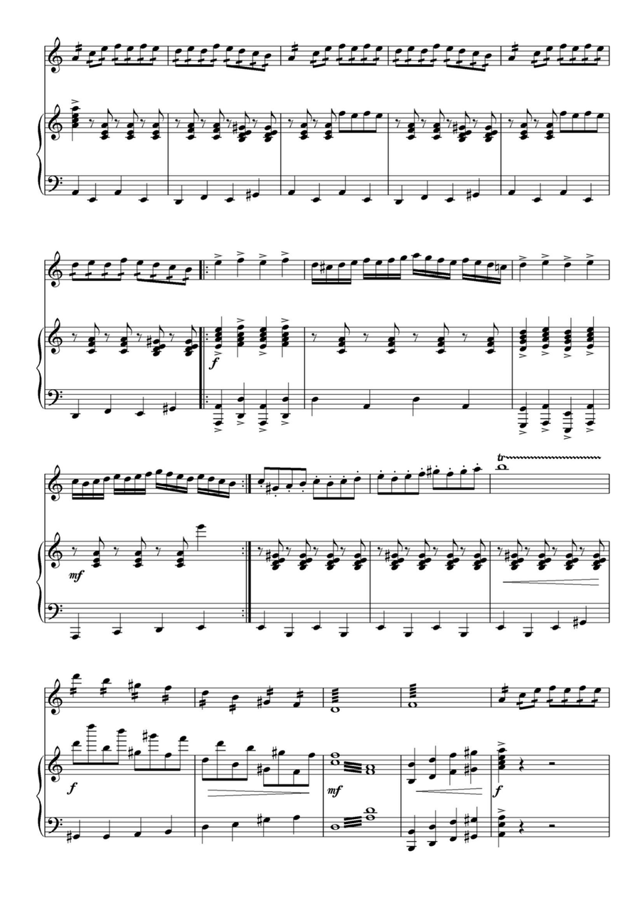 Bijan Mortazavi - Toofan Violin Solo scores gallery preview page 3