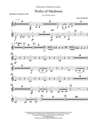 Waltz Of Madness - Bb Bass Clarinet 2