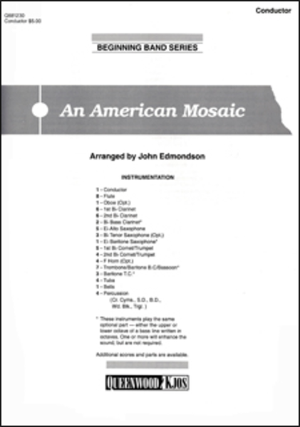 An American Mosaic - Score image number null