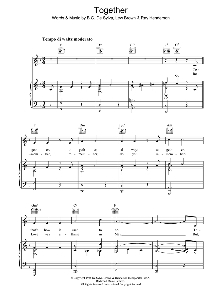 Together Acoustic Guitar scores gallery preview page 1