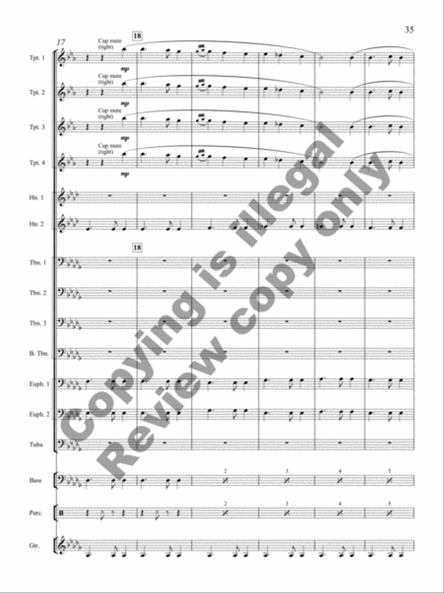 Christmas Brass Brass Band scores gallery preview page 36