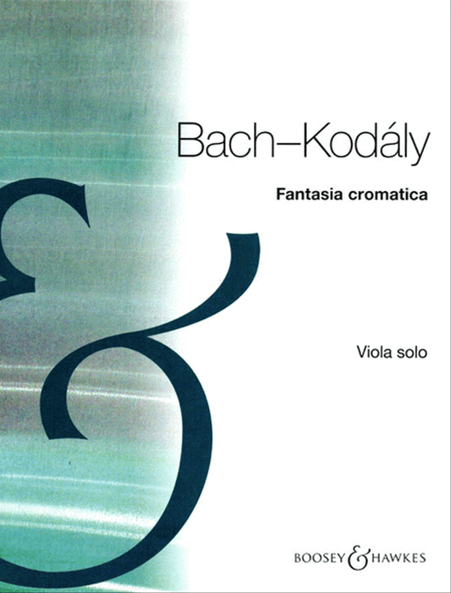 Fantasia Cromatica by Johann Sebastian Bach Viola Solo - Sheet Music