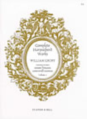Book cover for Croft, William Complete Harpsichord Music. Book 2