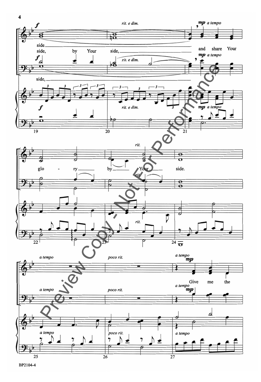 The Lowest Place The Lowest Place 4-Part scores gallery preview page 4