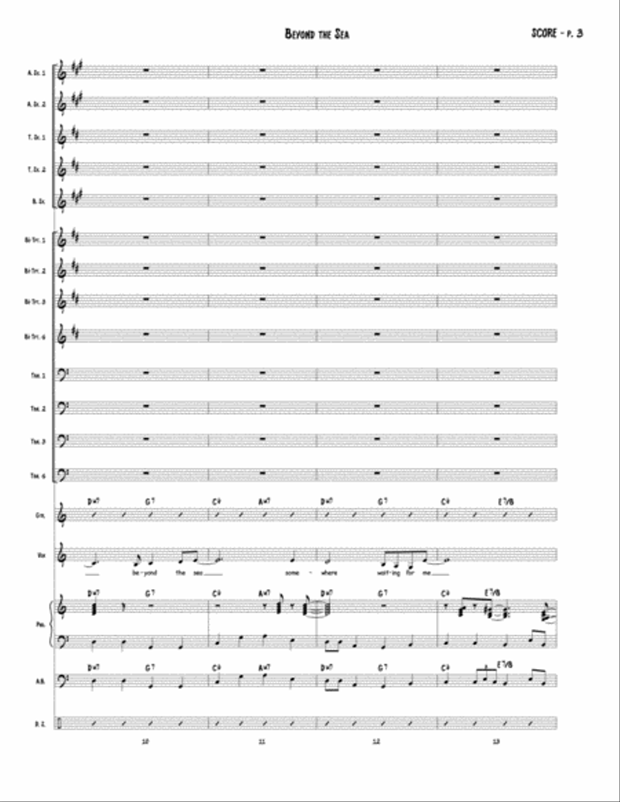 Beyond The Sea Jazz Ensemble scores gallery preview page 4
