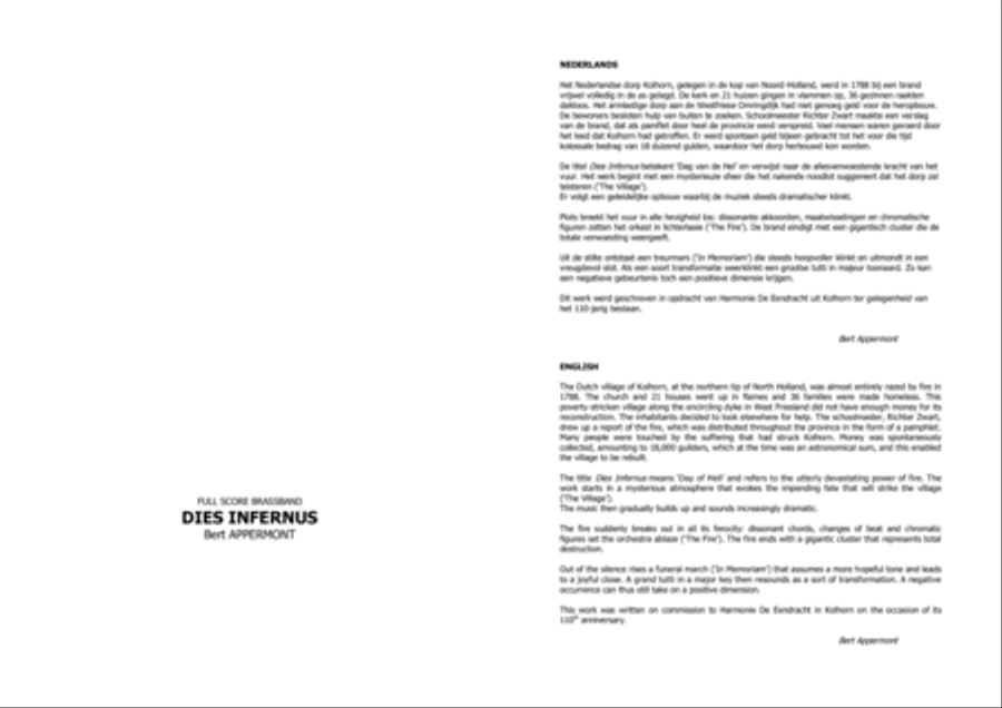 Dies Infernus Dies Infernus Brass Band scores gallery preview page 2