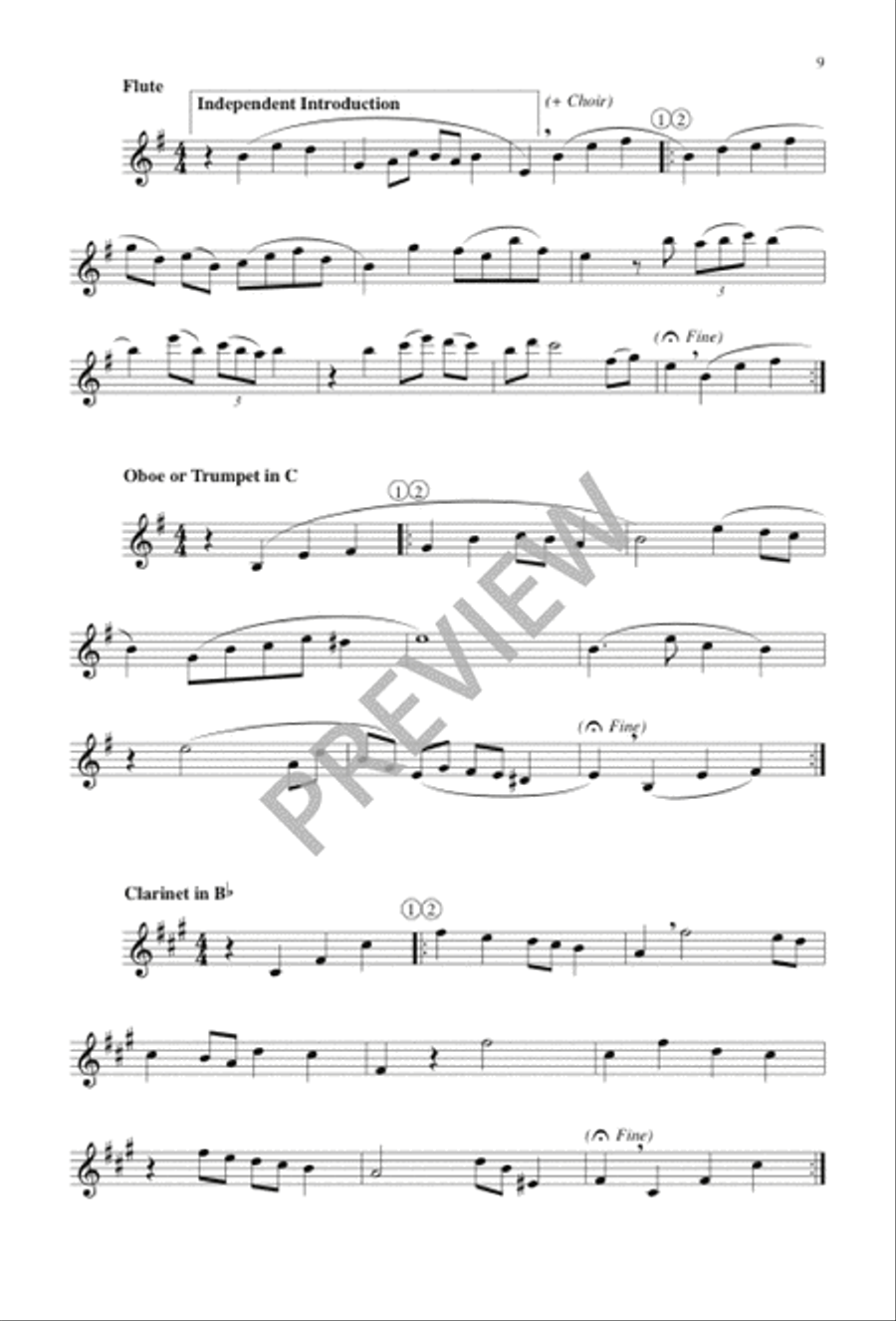 Three Songs for Triduum Three Songs for Triduum 4-Part scores gallery preview page 9