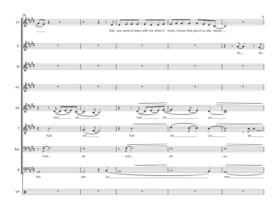 Control A Cappella scores gallery preview page 5