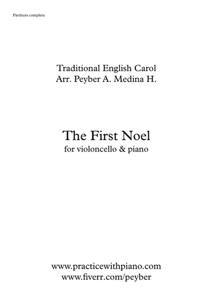 The First Noel, for violoncello and piano image number null