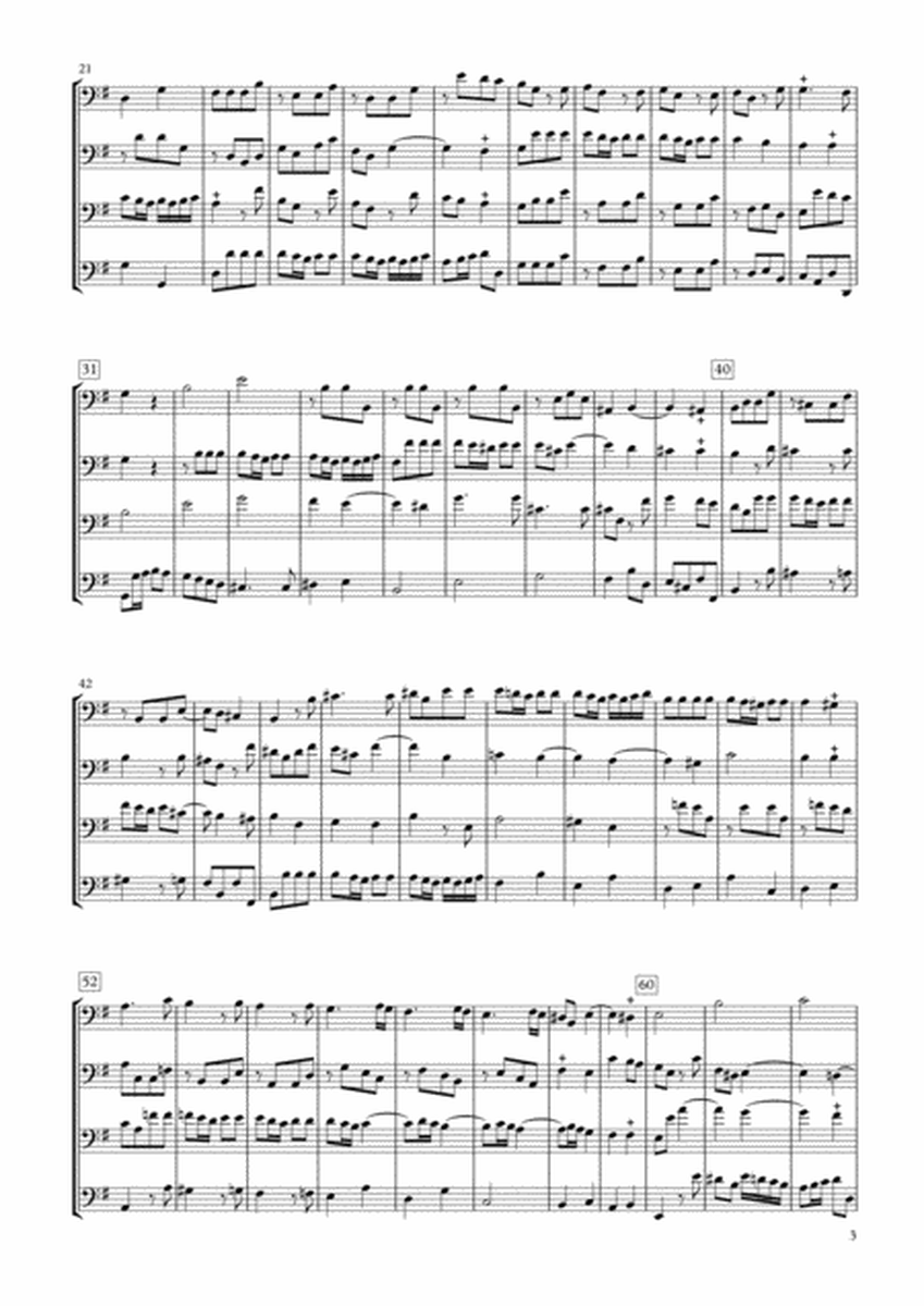 Sonata Op.34-3 for Four Violoncellos image number null