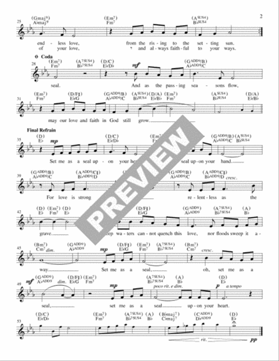 Set Me as a Seal - Guitar edition Guitar scores gallery preview page 2