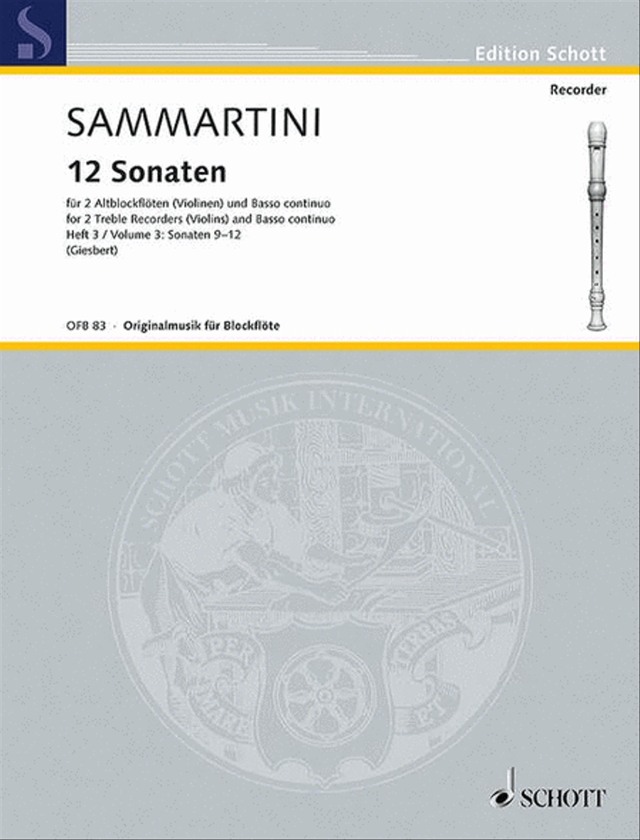 Twelve Sonatas Twelve Sonatas Alto Recorder scores gallery preview page 1