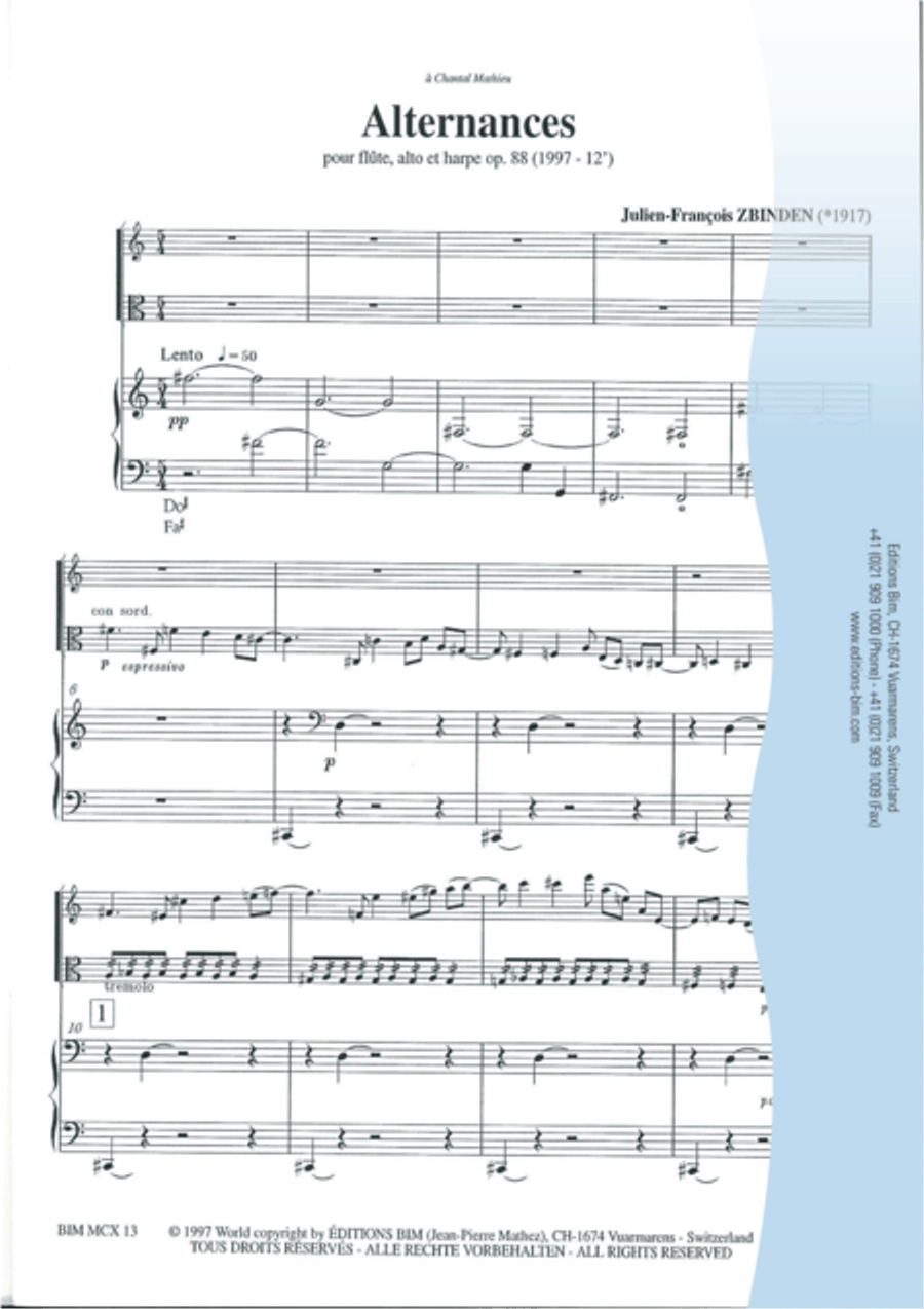 Alternances Flute scores gallery preview page 2