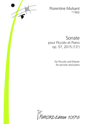 Sonate pour Piccolo et Piano op. 57