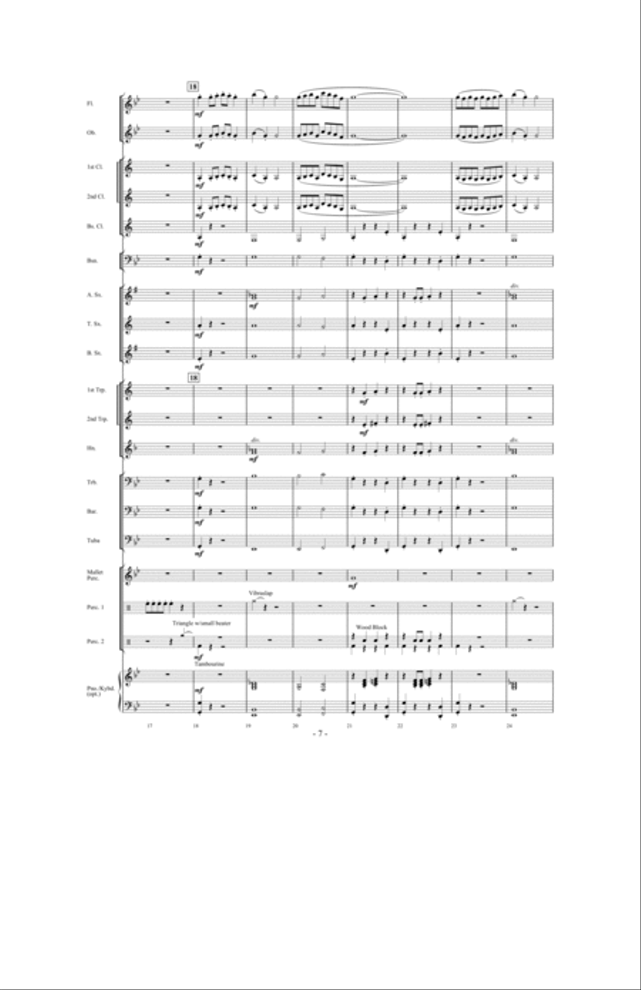 Ghosts, Goblins and Witches Concert Band scores gallery preview page 6