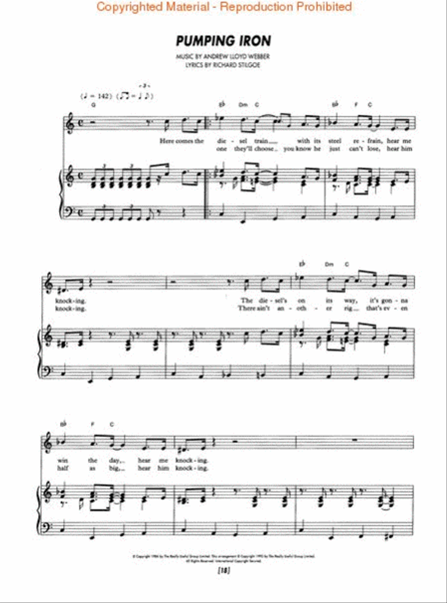 Starlight Express Piano, Vocal, Guitar scores gallery preview page 4