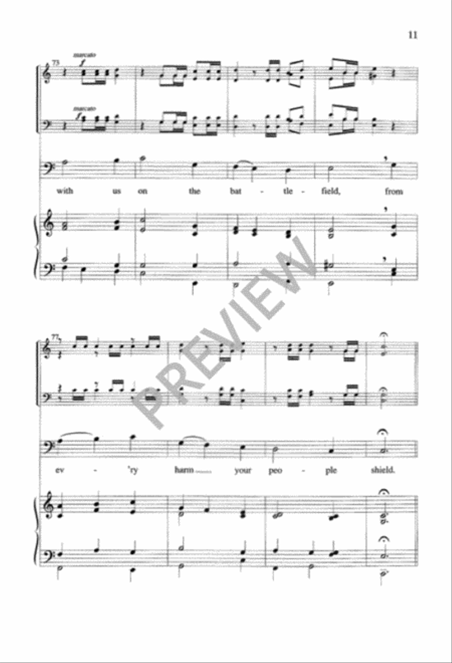 From God the Father, Virgin-Born 4-Part scores gallery preview page 12