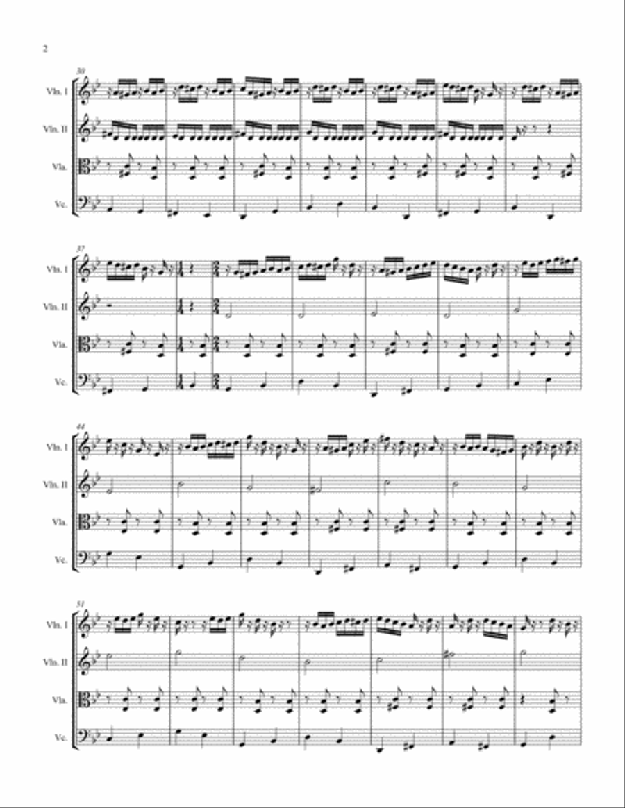 ROSARIUM_Nuptias Cananenses String Quartet scores gallery preview page 2