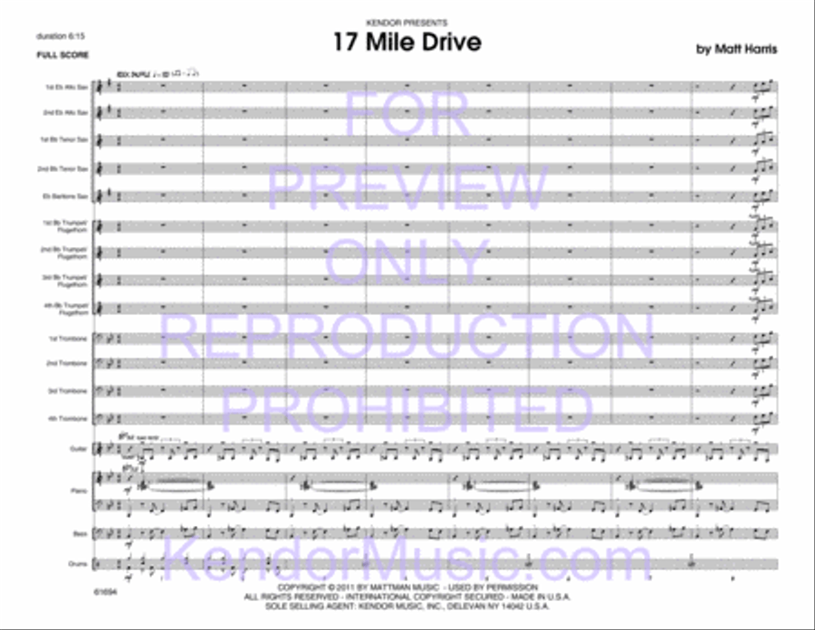 17 Mile Drive Jazz Ensemble scores gallery preview page 2