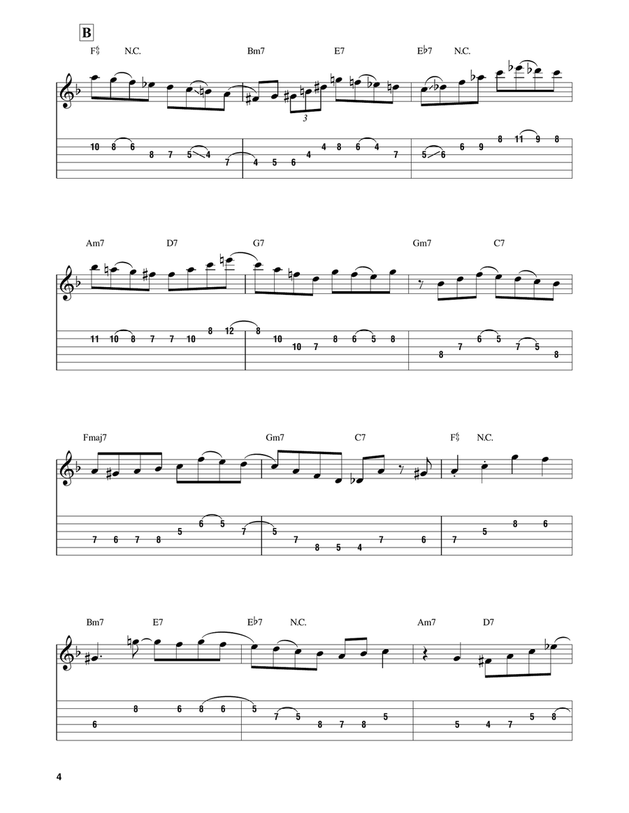 Yardbird Suite Yardbird Suite Electric Guitar scores gallery preview page 4