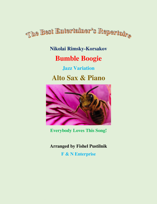 "Bumble Boogie Jazz Variation"-Piano Background Track for Alto Sax and Piano-Video
