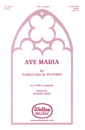 Book cover for Ave Maria - TTBB