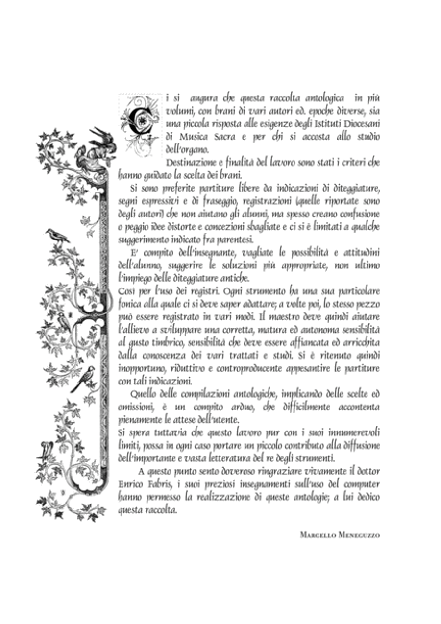 ANTHOLOGY OF ORGAN MASTERPIECES - 1st Volume (of 10) - look at the list of songs inside Organ Solo scores gallery preview page 2