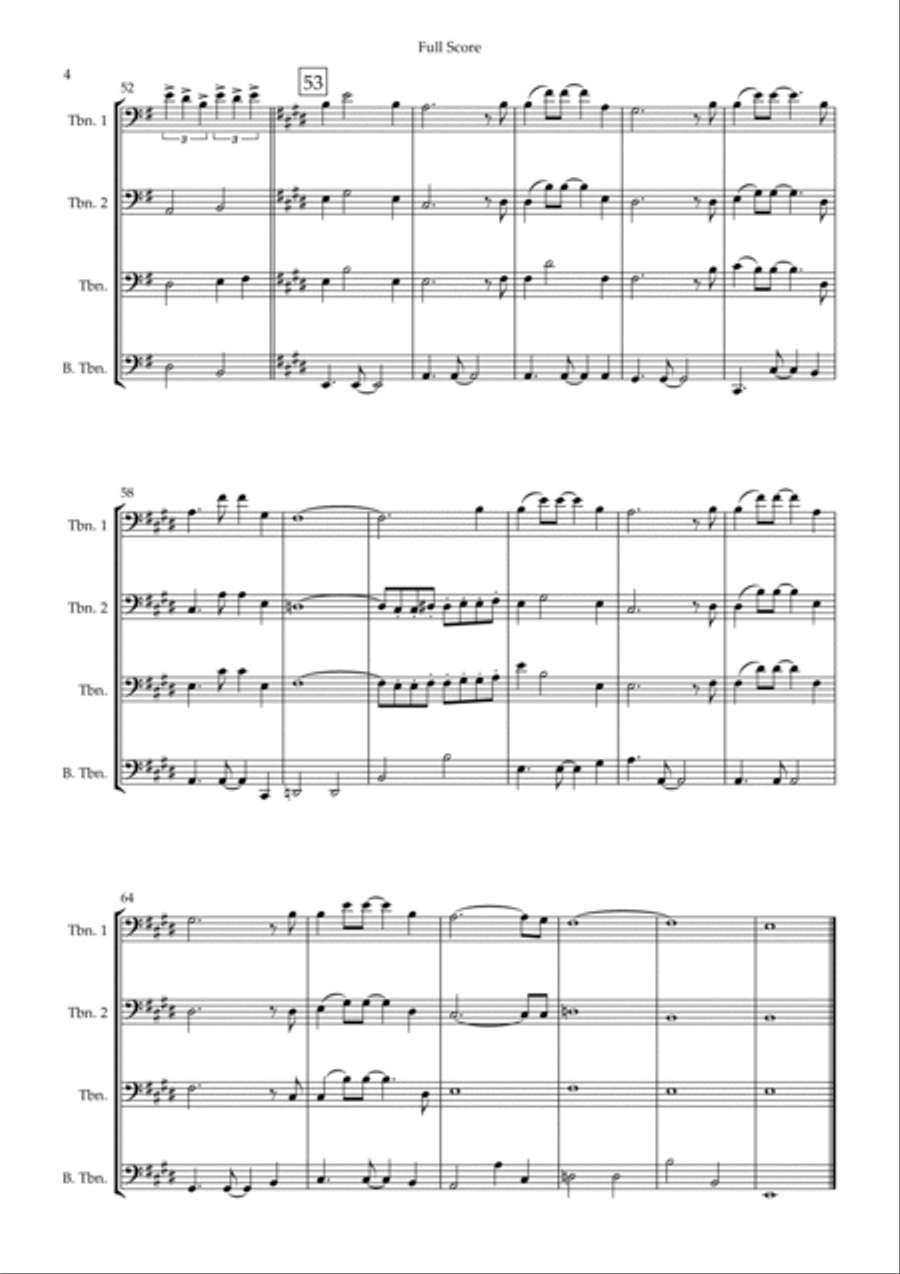 You'll Be In My Heart You'll Be In My Heart Brass Ensemble scores gallery preview page 4