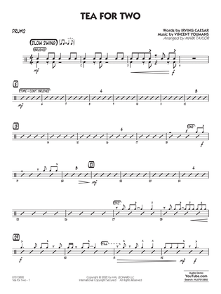 Tea for Two (arr. Mark Taylor) - Drums