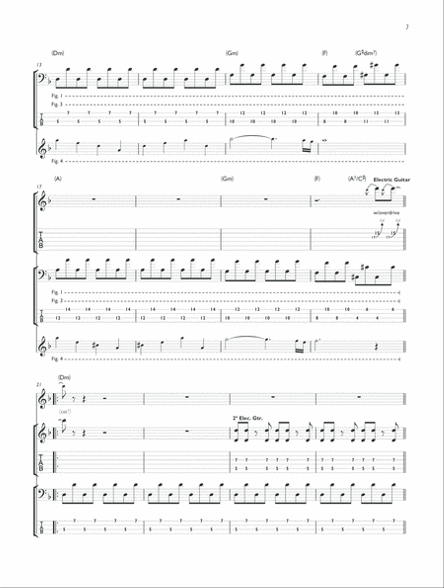 Uprising Guitar Tablature scores gallery preview page 2
