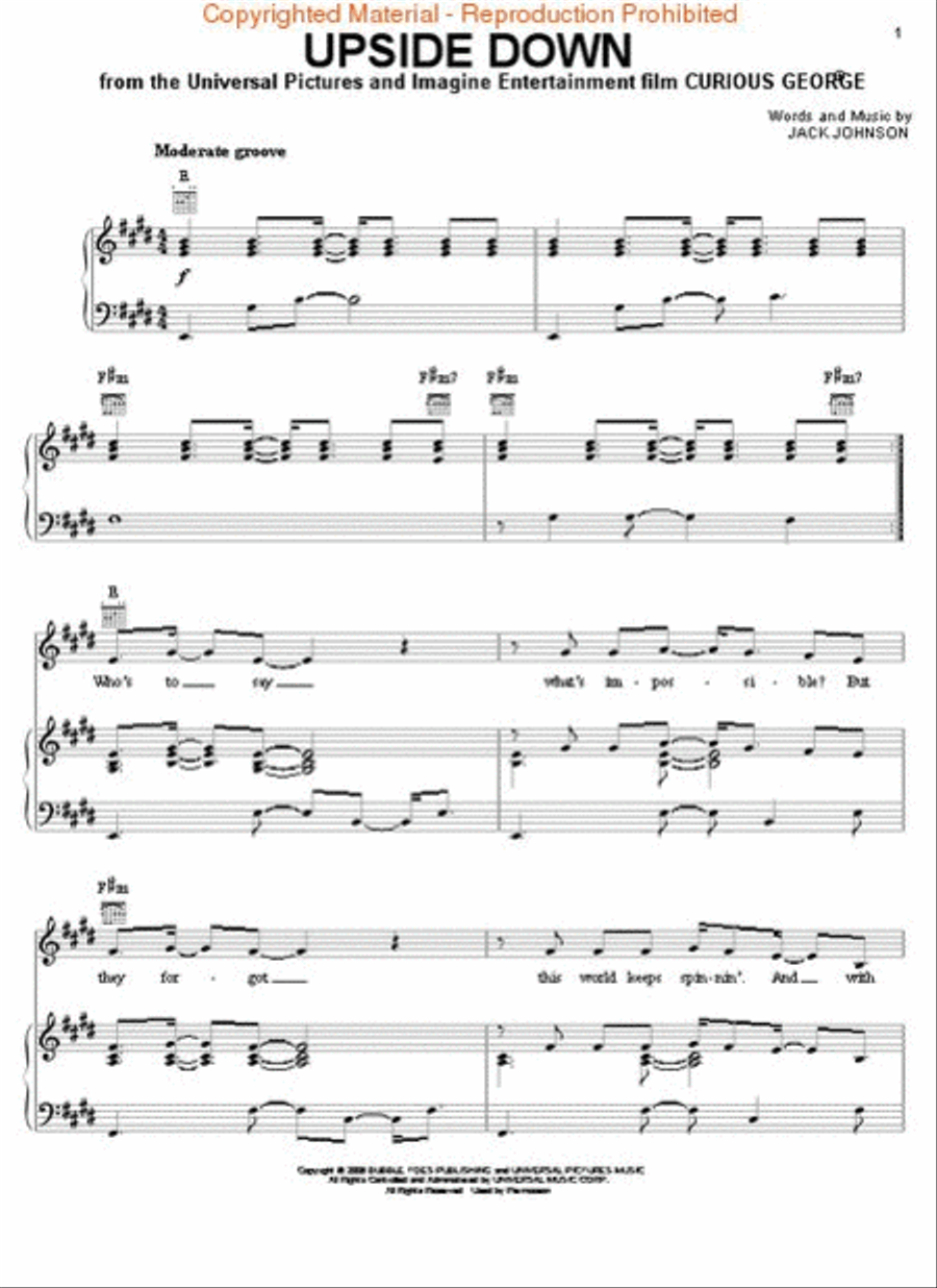 Jack Johnson and Friends – Sing-A-Longs and Lullabies for the Film Curious George Piano, Vocal, Guitar scores gallery preview page 2