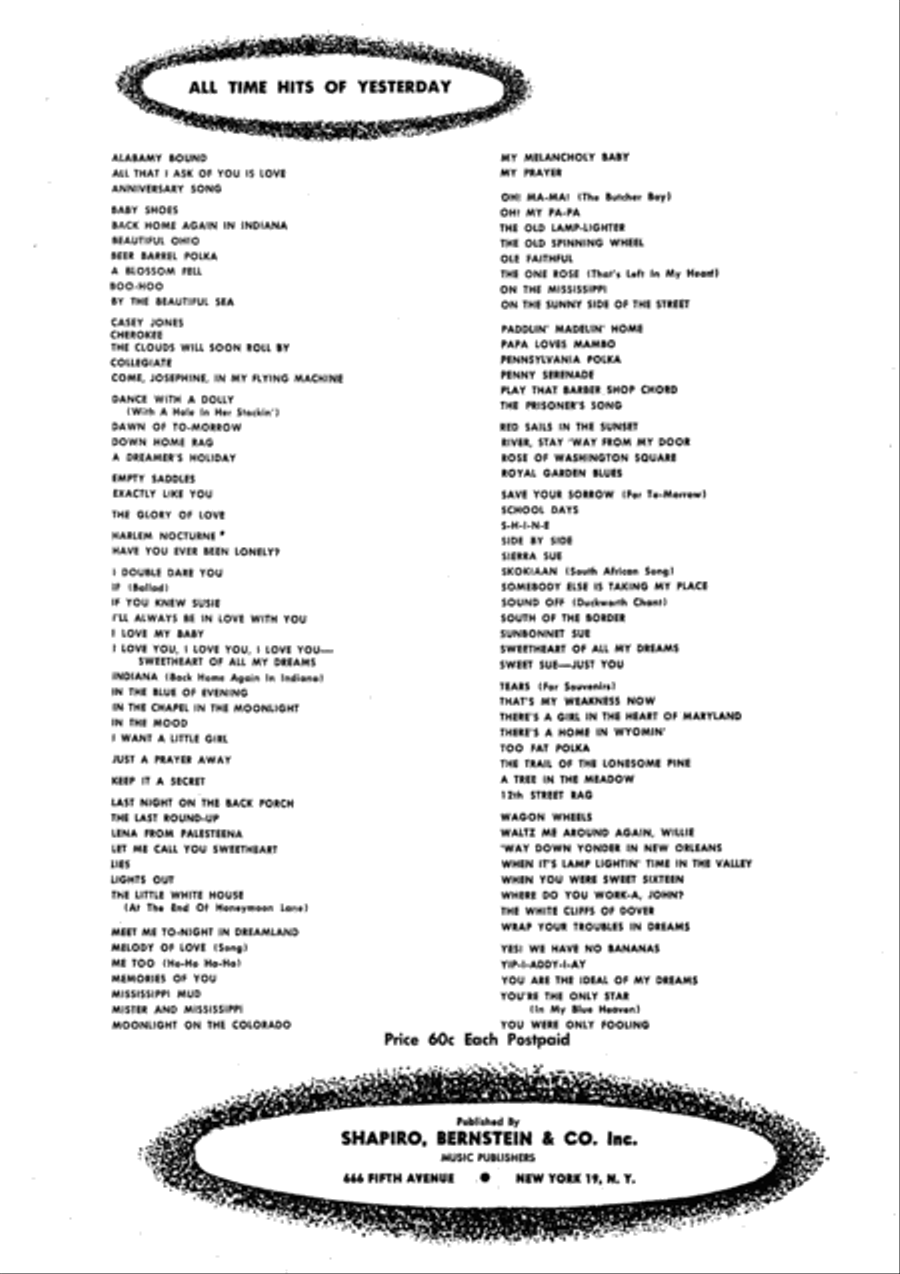 The White Cliffs Of Dover Voice scores gallery preview page 4