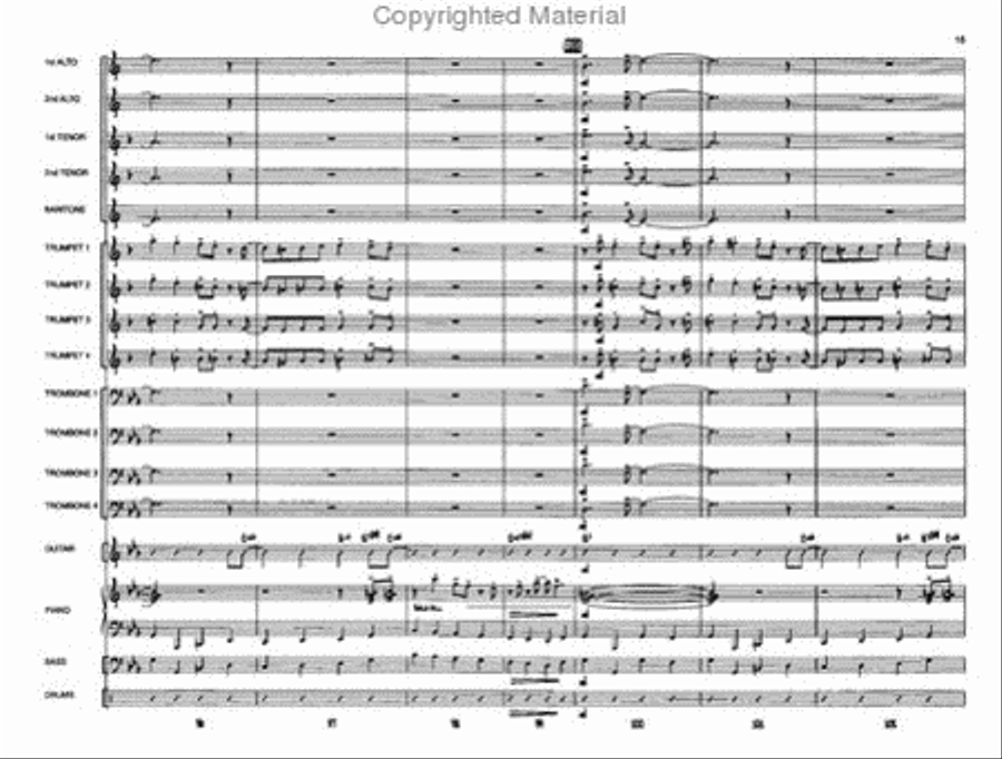 Chasin' Bill Jazz Ensemble scores gallery preview page 14