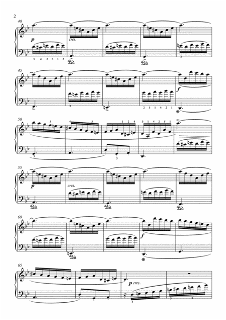 Scarlatti-Sonata in g-minor L.340 K.476(piano) Piano Solo scores gallery preview page 3
