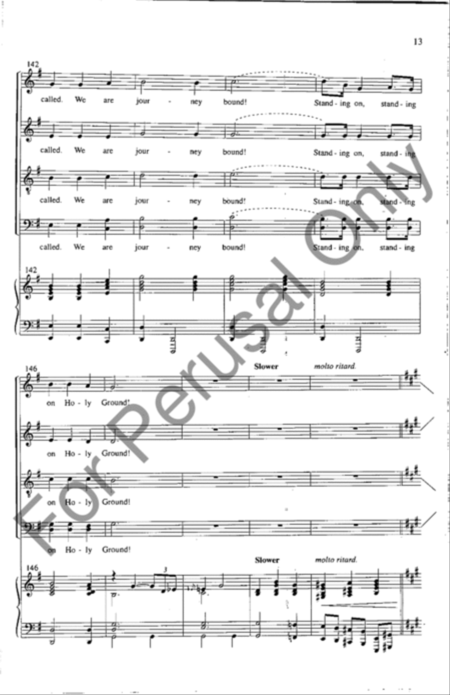 Standing On Holy Ground 4-Part scores gallery preview page 12