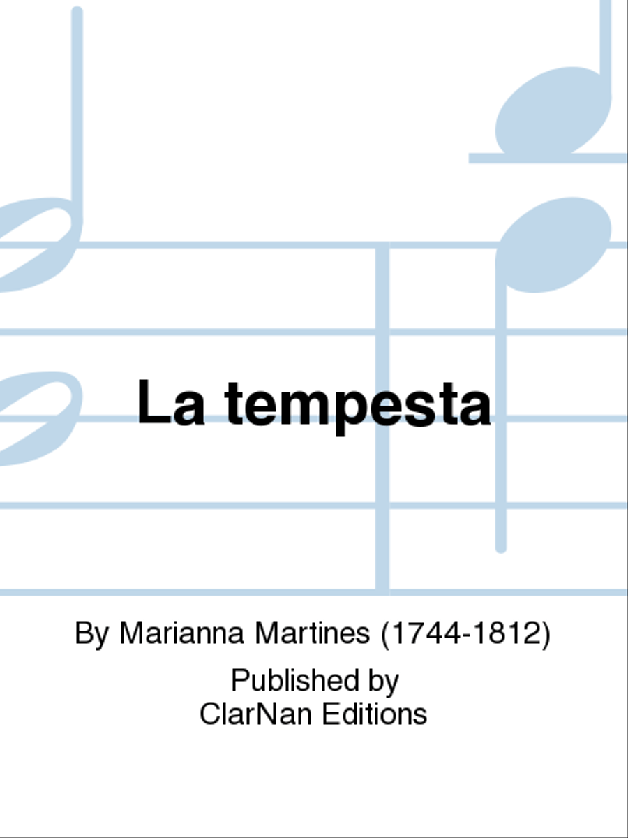 La tempesta Piano, Vocal scores gallery preview page 1